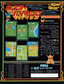 Mister Viking (315-5041, Japan) Arcade Game Cover